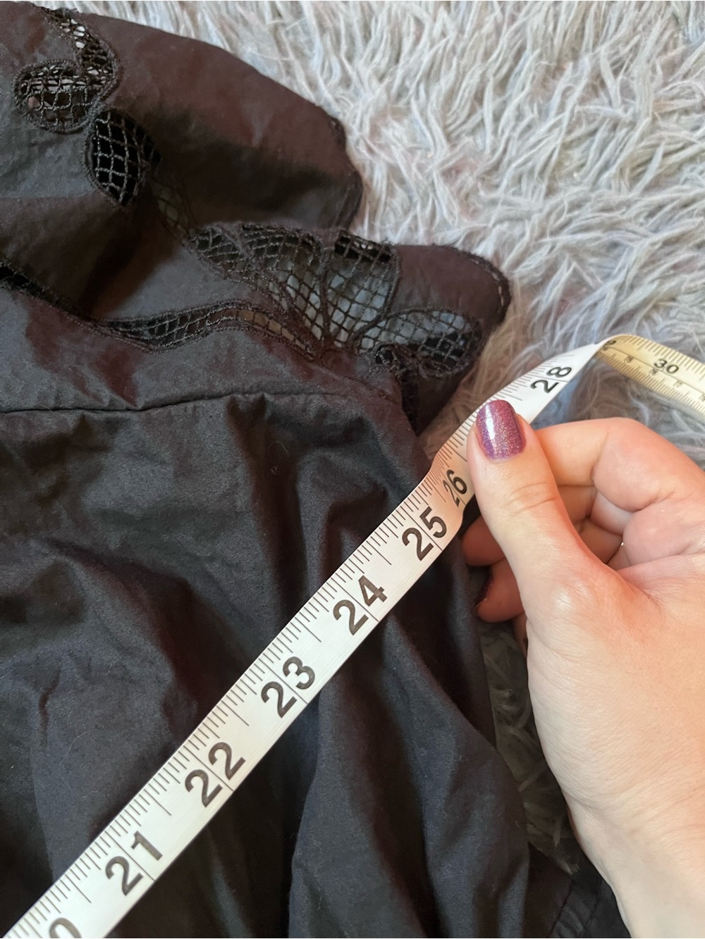 Anthropologie Black The Somerset Maxi Dress: Cutwork Edition Size 3X - Picture 4 of 6